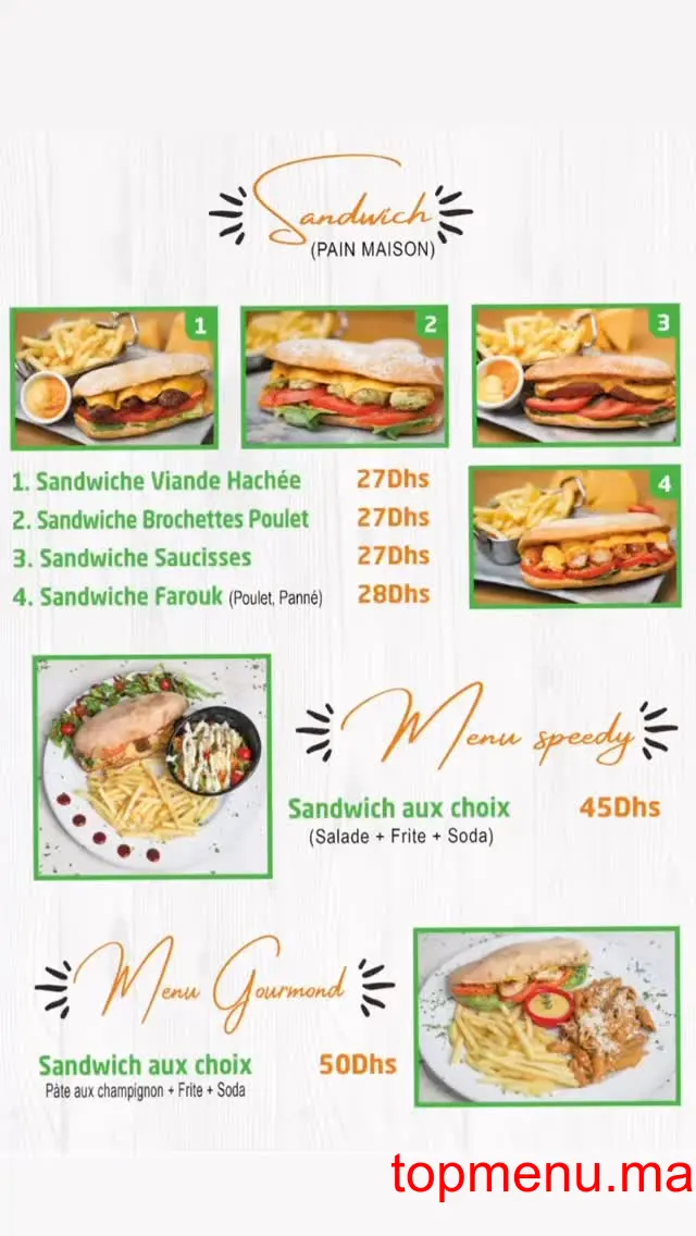 Farouk chicken menu page 2