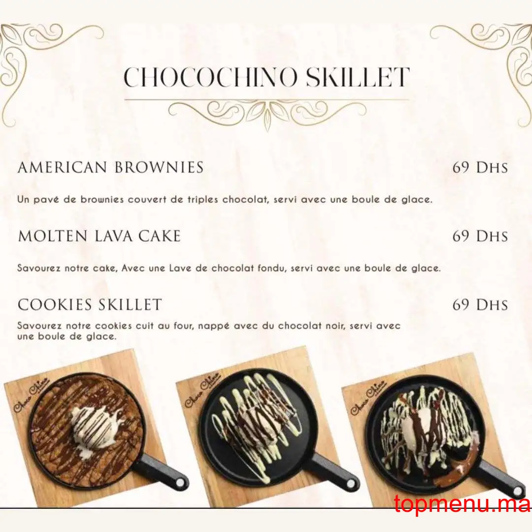 Choco Chino menu page 7