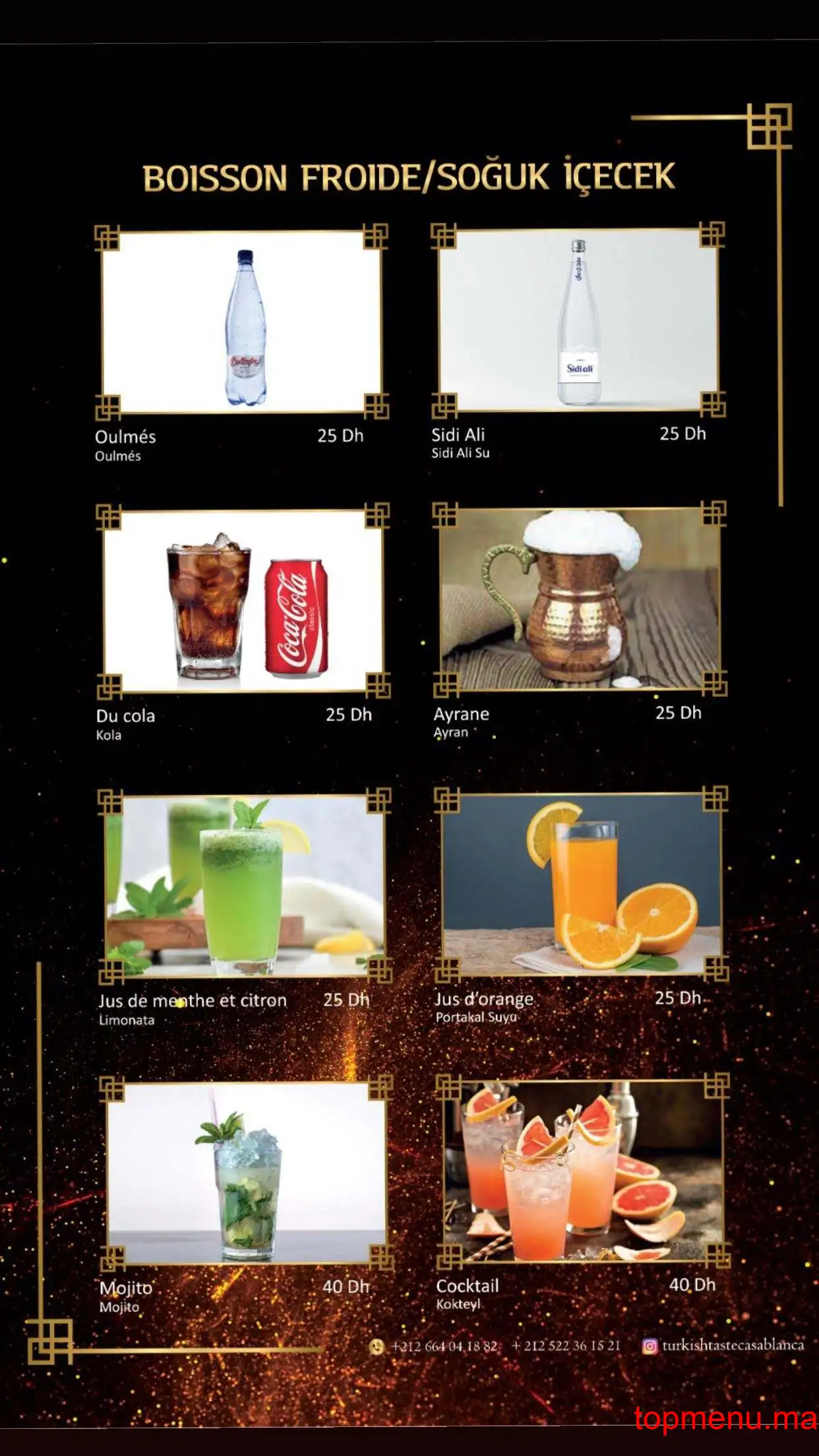 Turkish Taste menu page 10