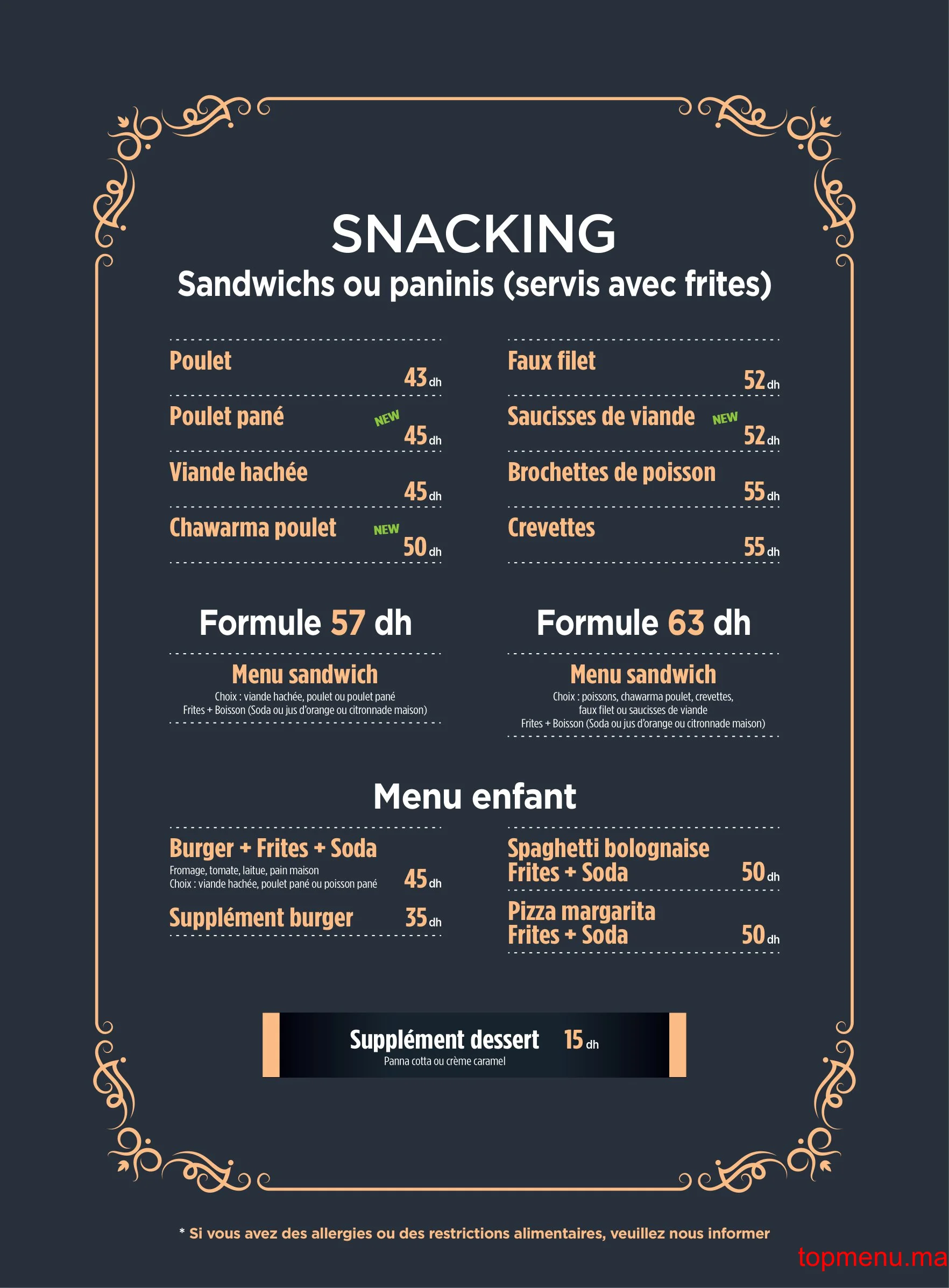 Caldo Freddo menu page 14