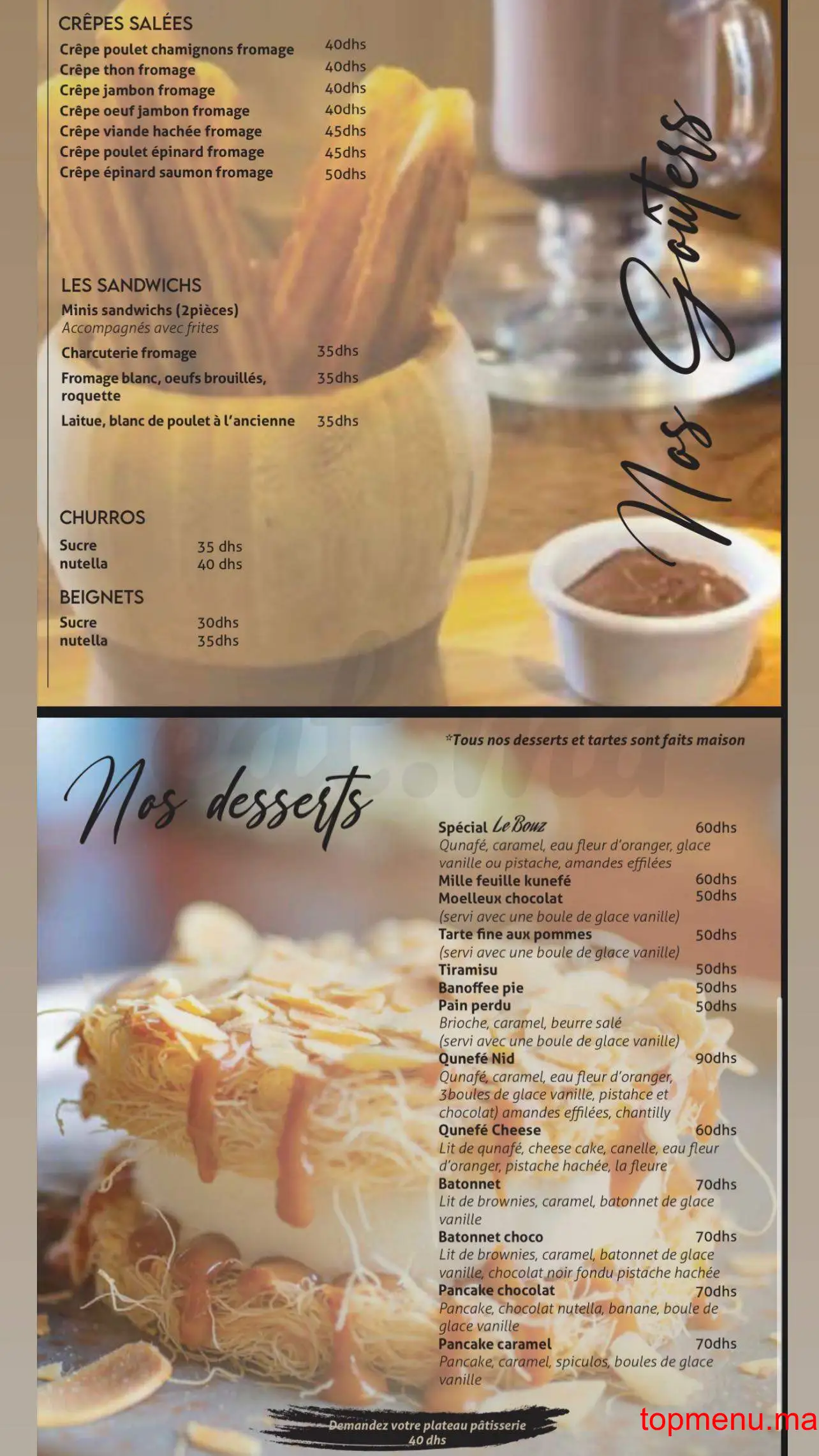 le bouz menu page 9