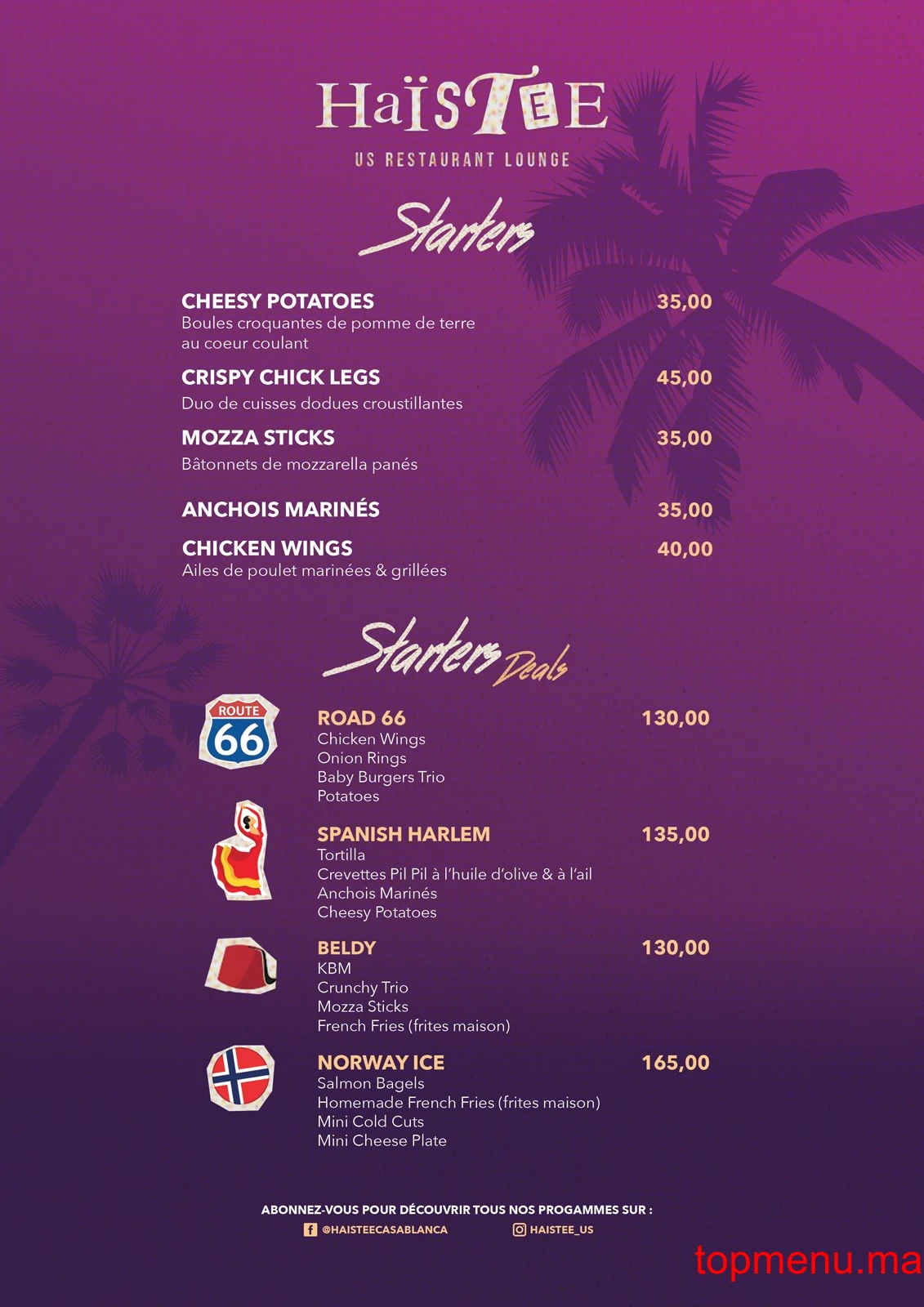 Haïstee – US Restaurant Lounge menu page 3