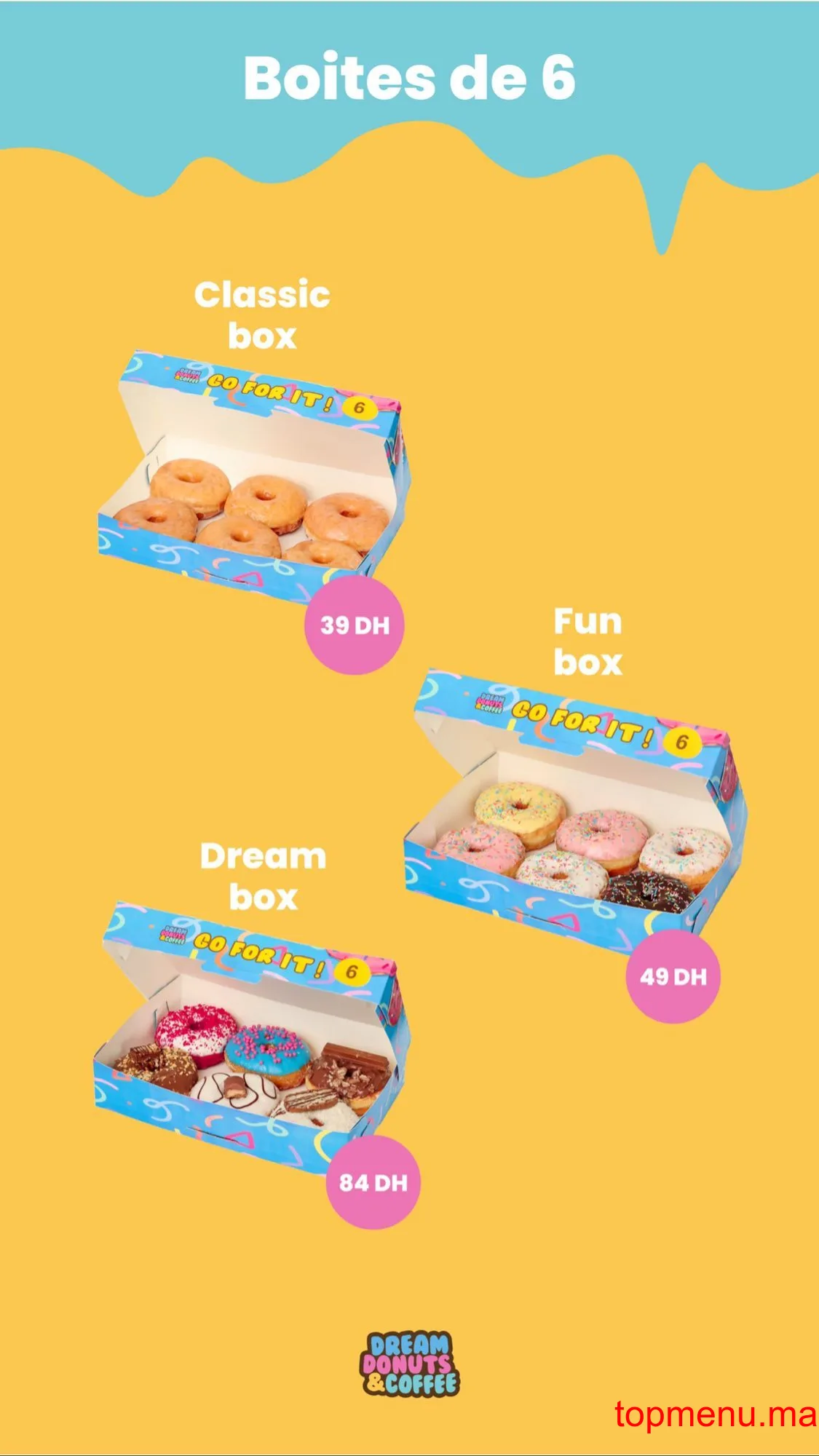 Dream donuts menu page 4