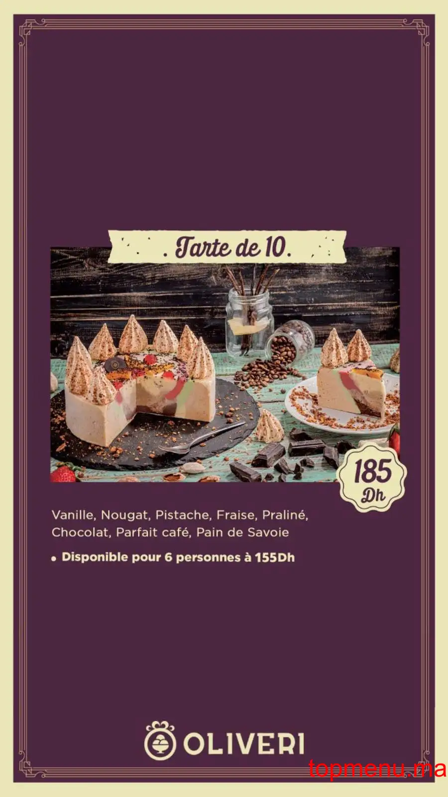 Oliveri Morocco Mall menu page 1