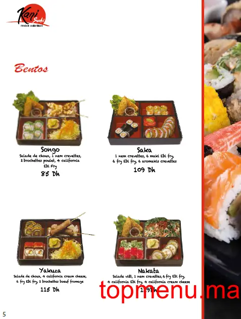 kani sushi menu page 11