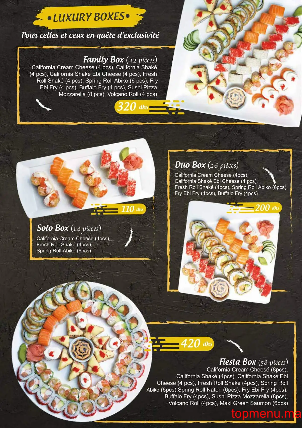 Sumo sushi menu page 16