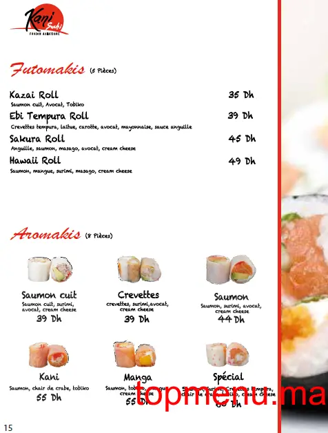 kani sushi menu page 6