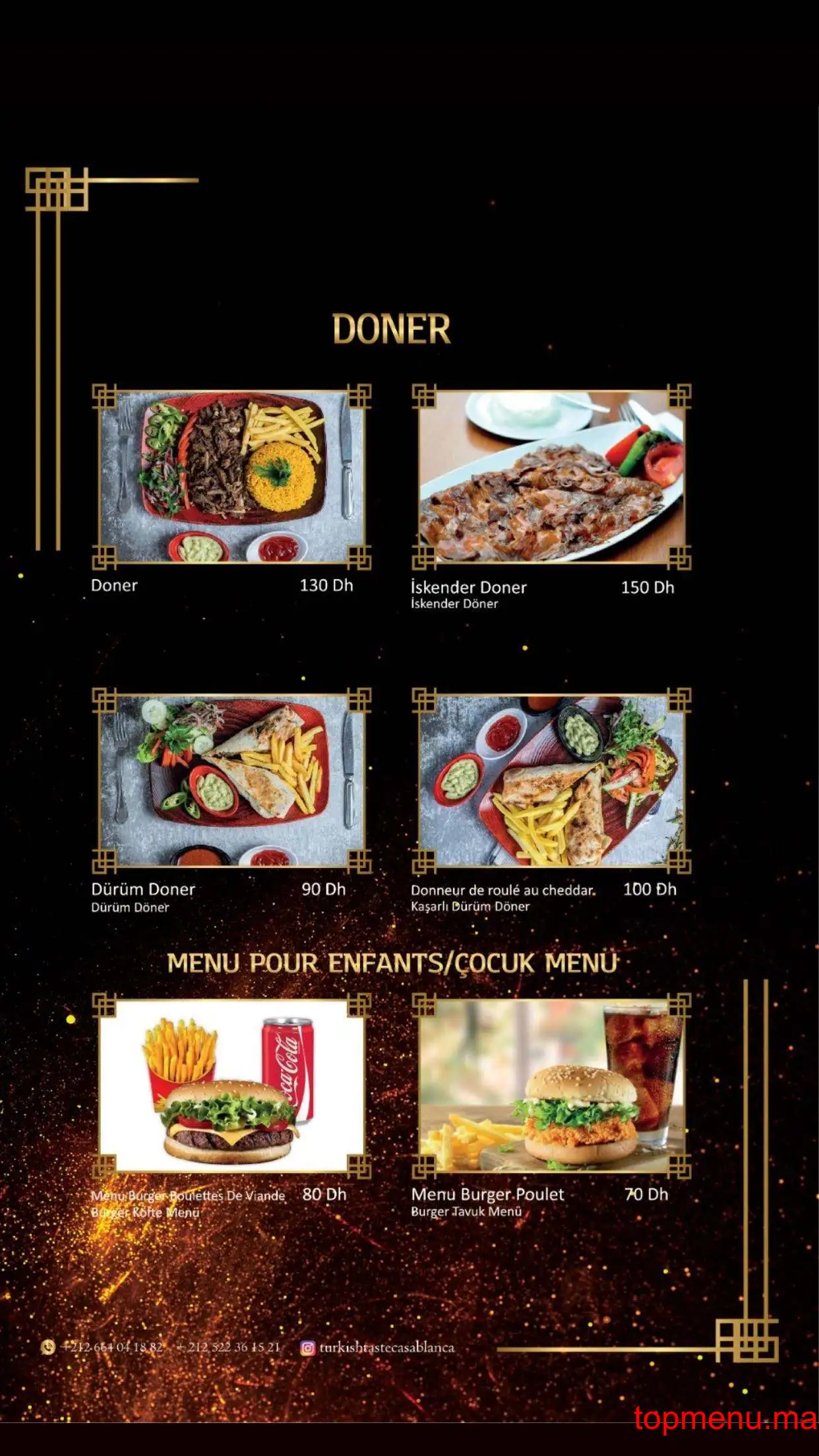 Turkish Taste menu page 7