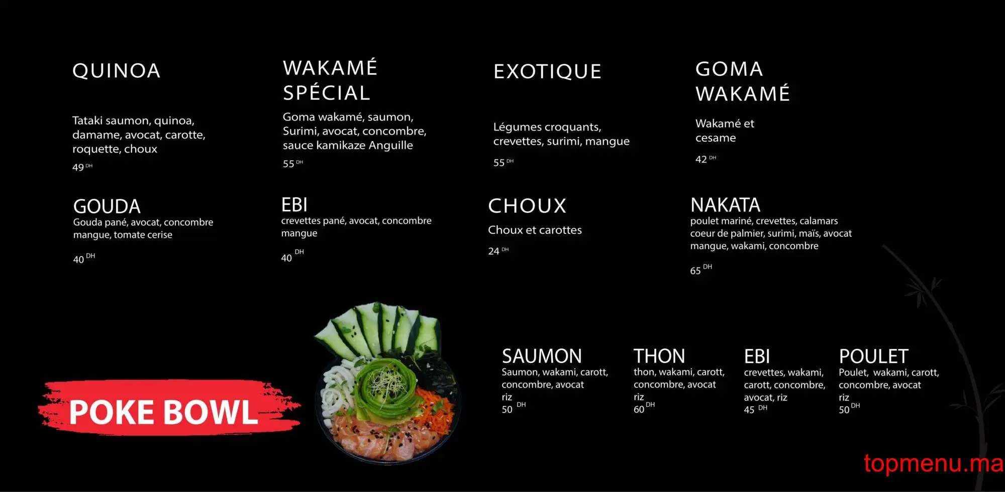 Nakata Sushi menu page 5