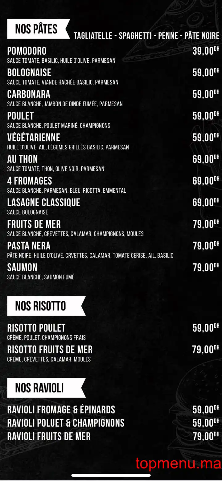 Italien chef menu page 2