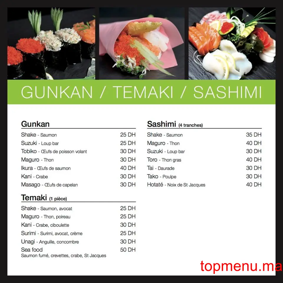 Suiji sushi thai menu page 18