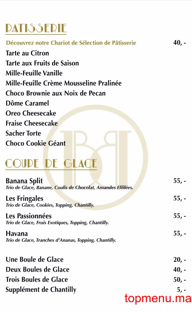 Café Balthazar menu page 8