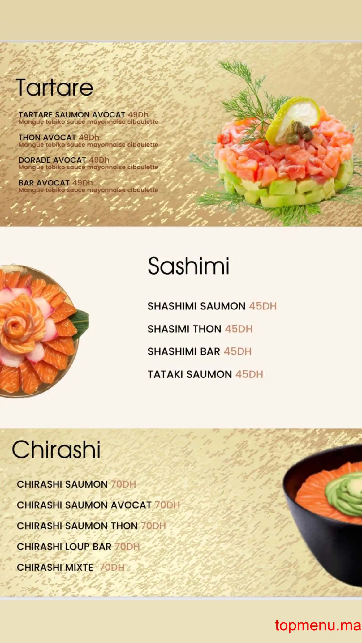 Ksushi menu page 5