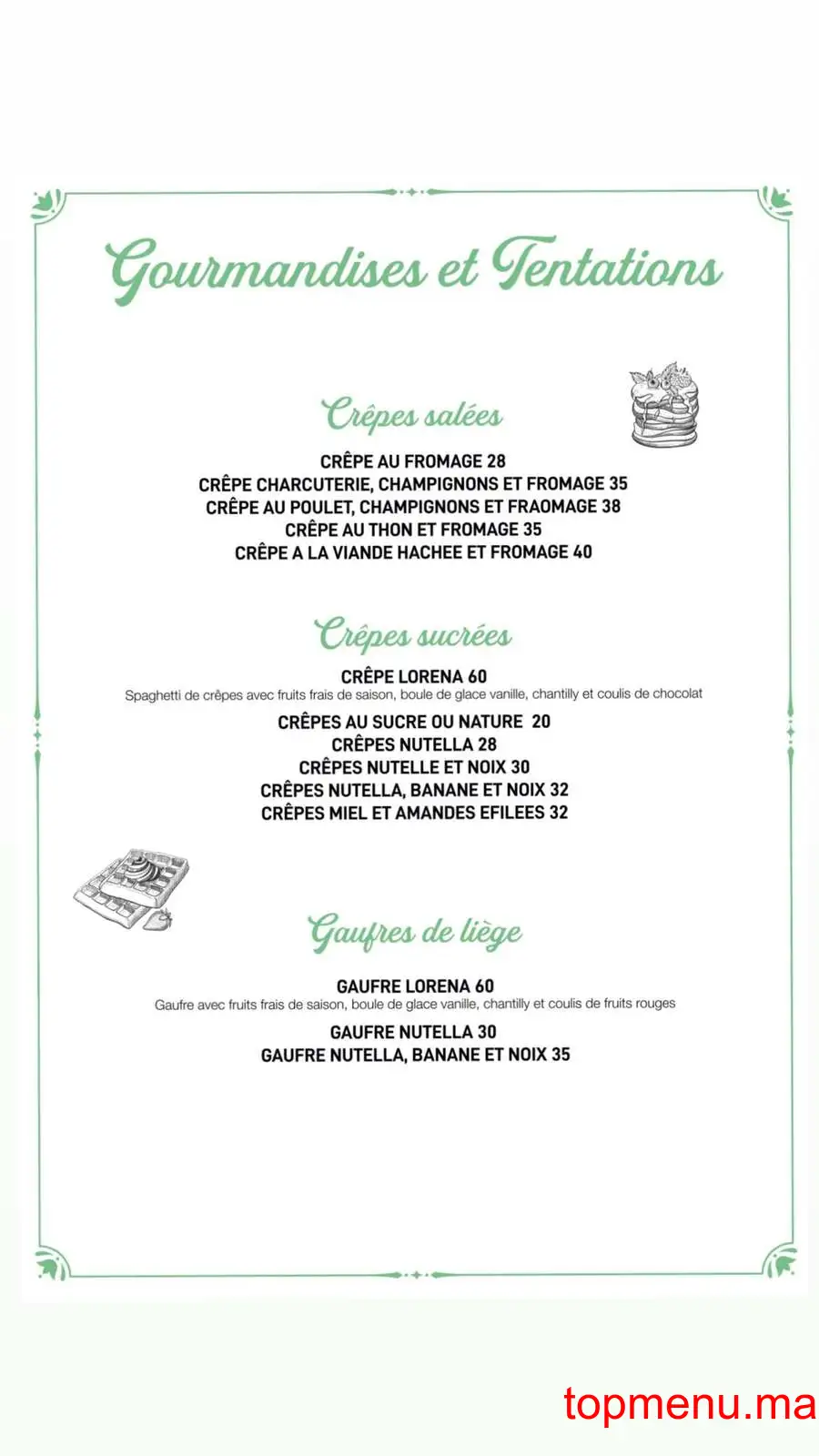 Lorena menu page 8