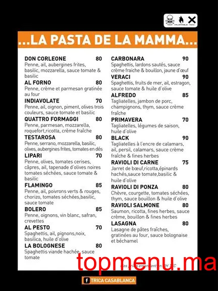 Le TRICA menu page 6