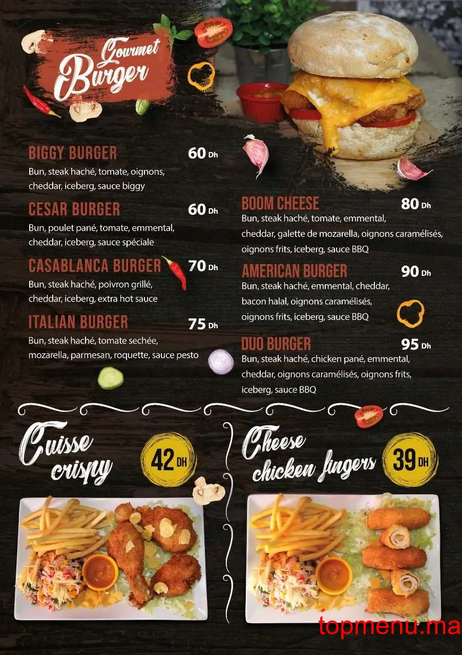 Foodoir menu page 2