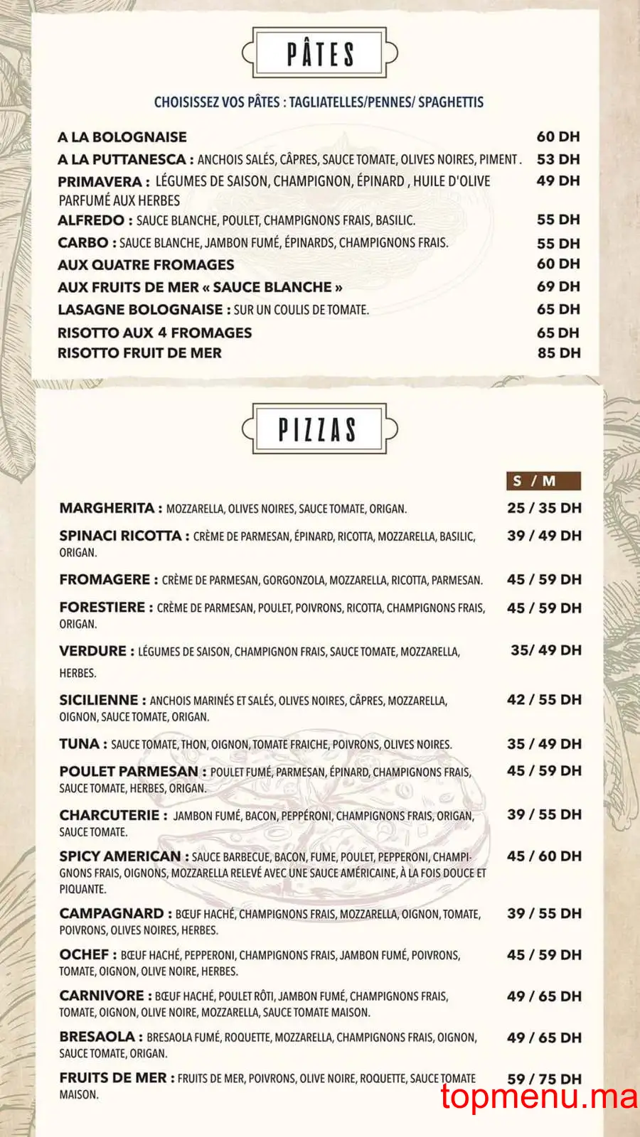 Ôchef Maarif menu page 3