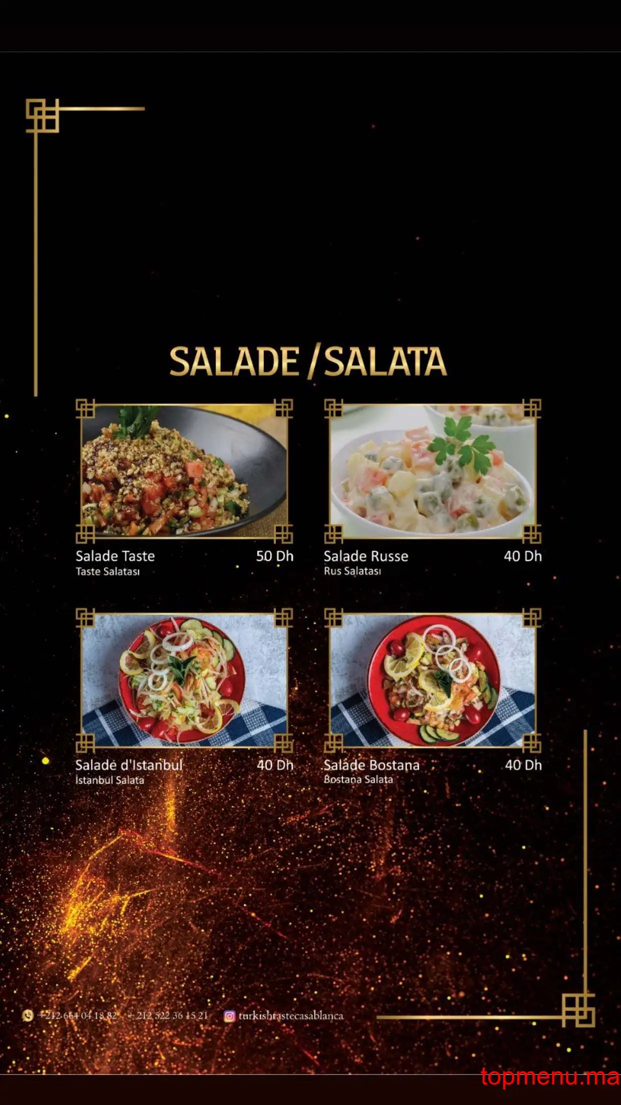 Turkish Taste menu page 5