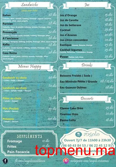 Angolo menu page 2