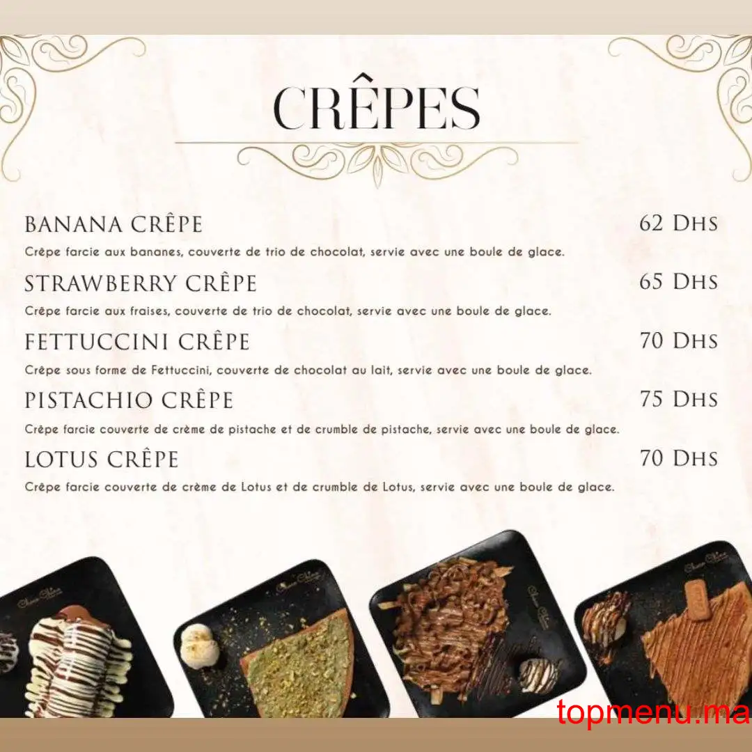 Choco Chino menu page 5