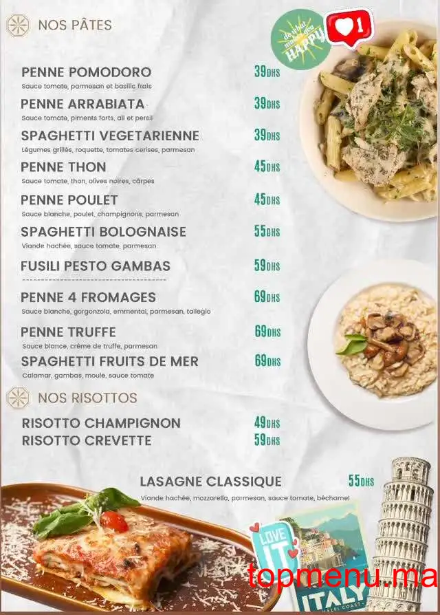 Donatella menu page 2