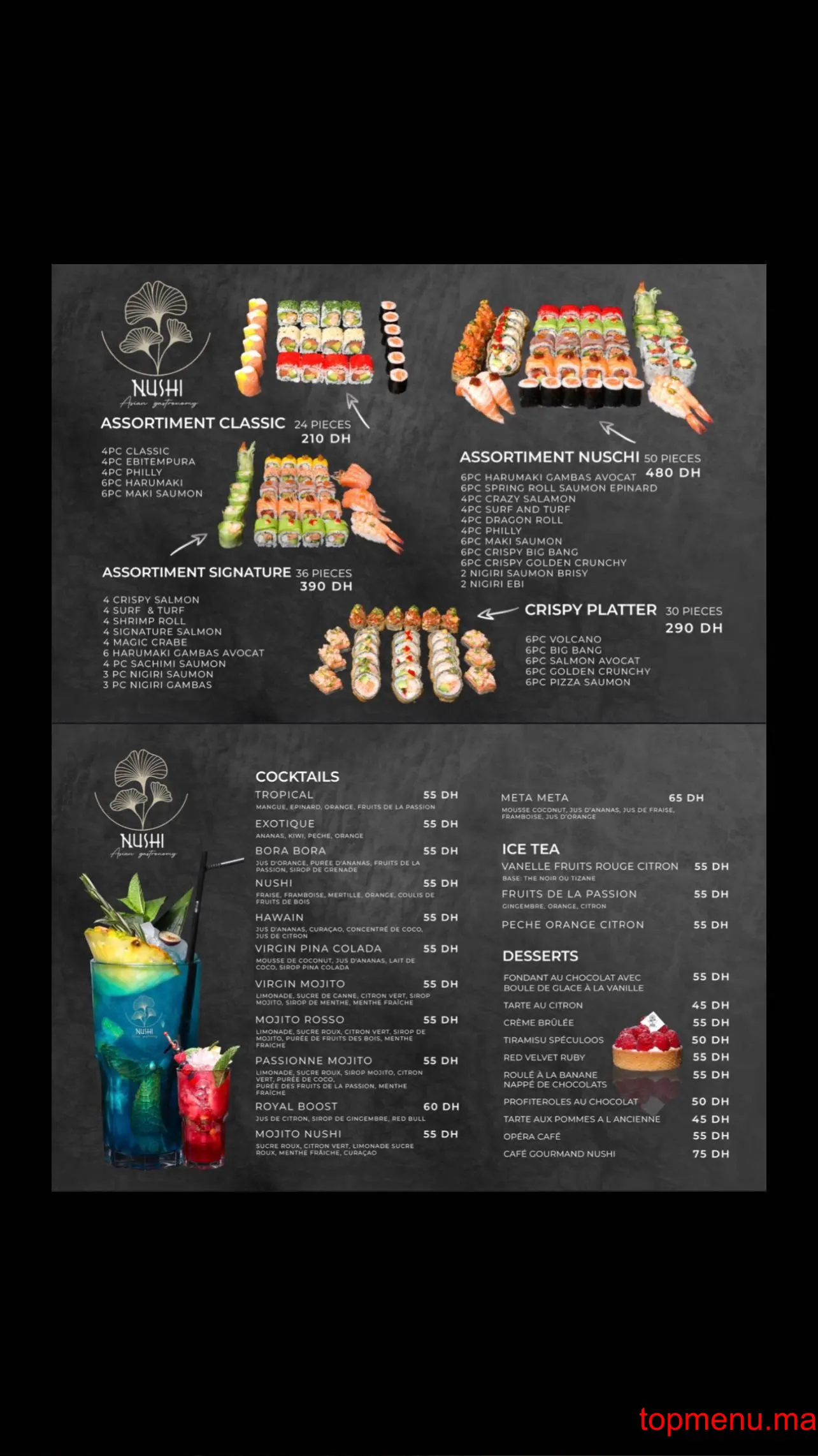 Nushi menu page 3