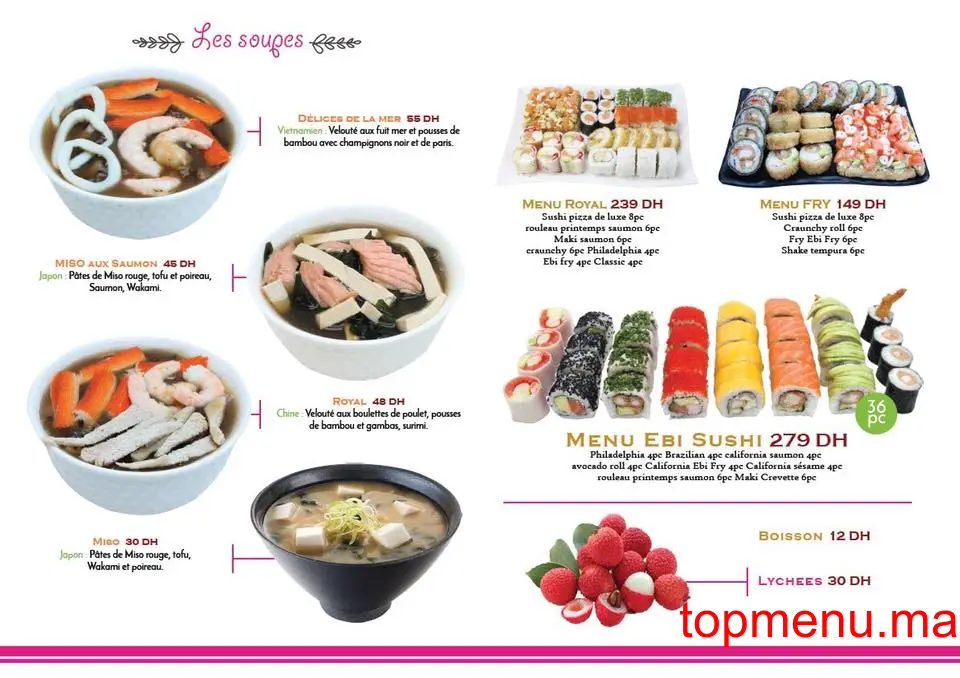 Ebi Sushi menu page 7