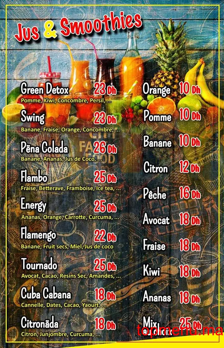 Takito’s menu page 4