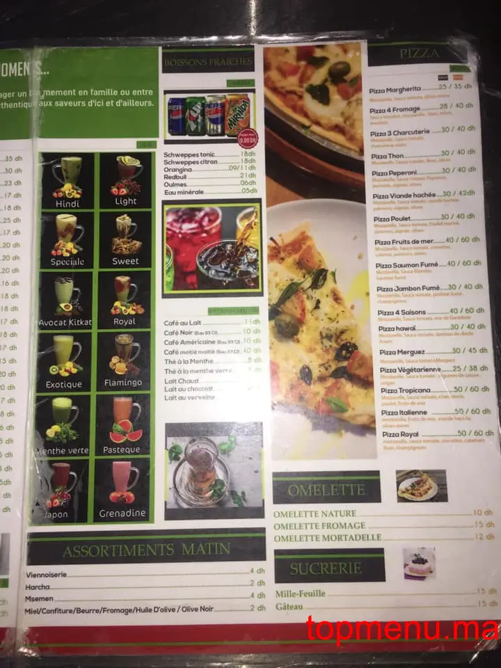 Tropicana menu page 4