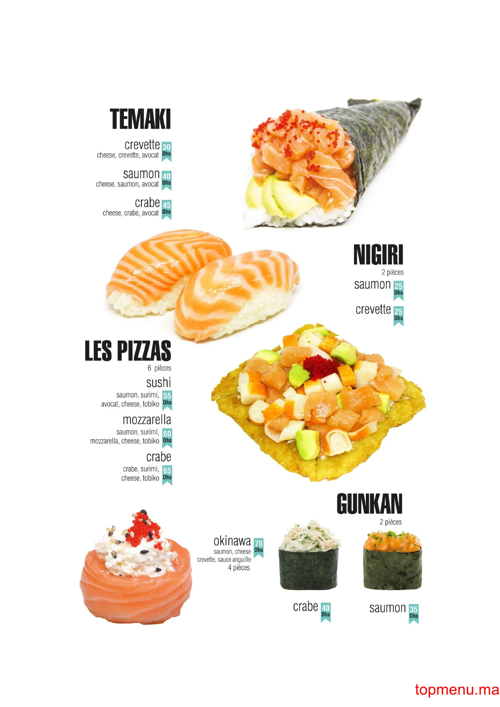 Yaki Sushi menu page 5