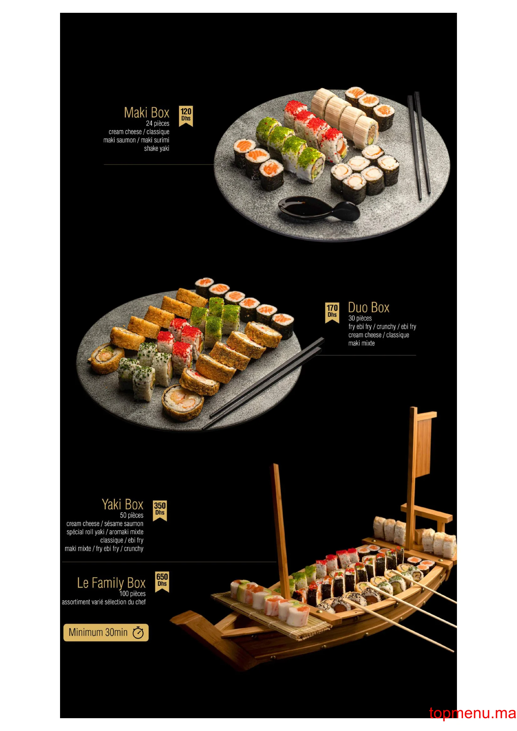 Yaki Sushi menu page 13