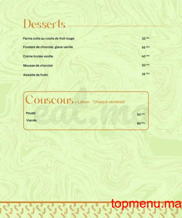 JIVANA menu page 9