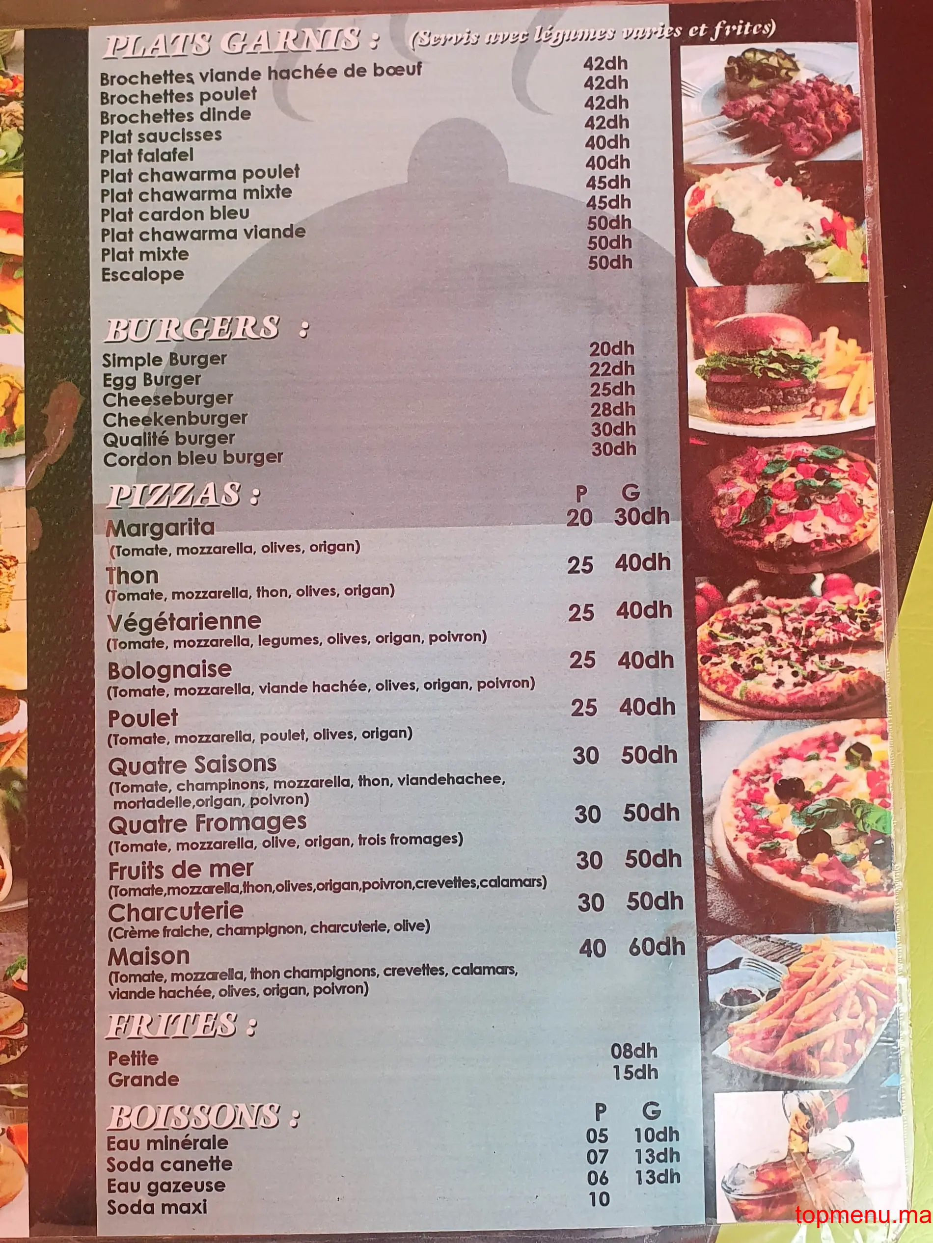 Moga Grill menu page 3