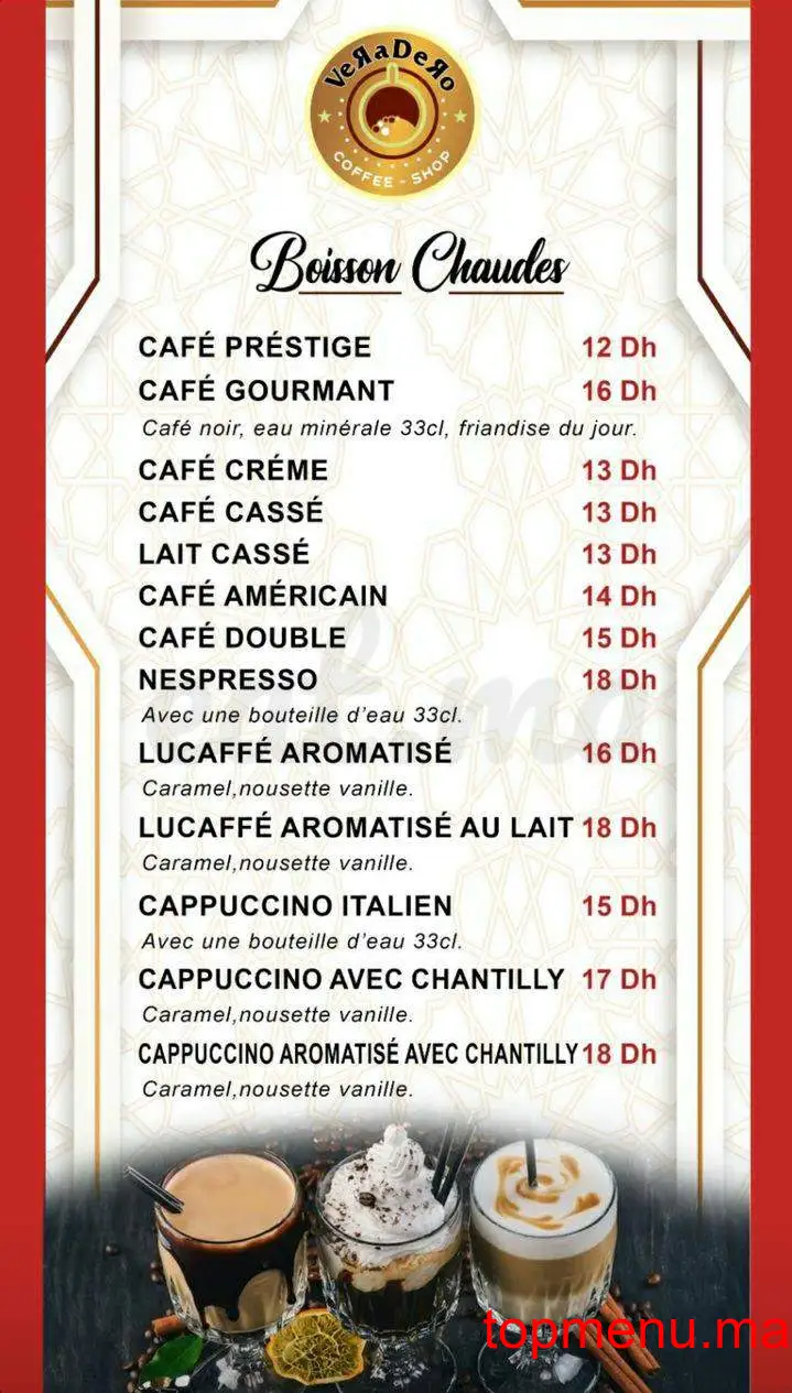 Veradero menu page 4