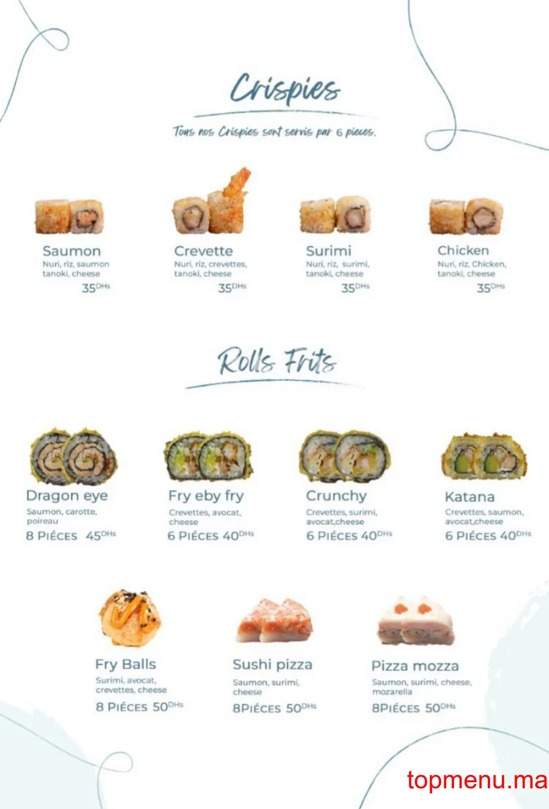 katana sushi menu page 7