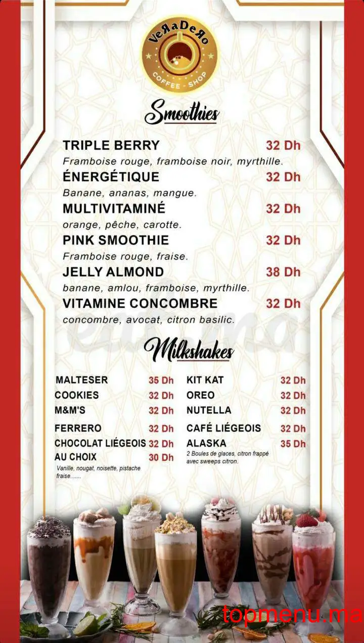 Veradero menu page 5