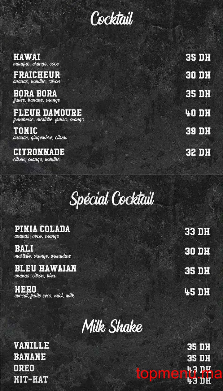 Bella montana menu page 4