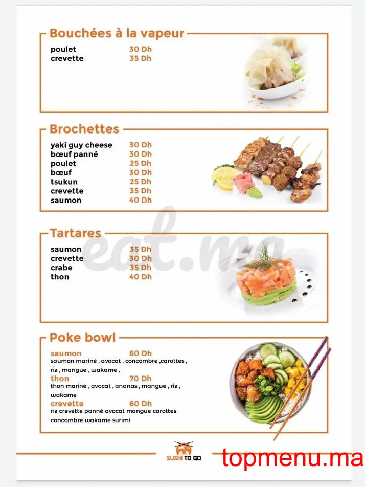 Sushi to go قائمة الطعام page 8