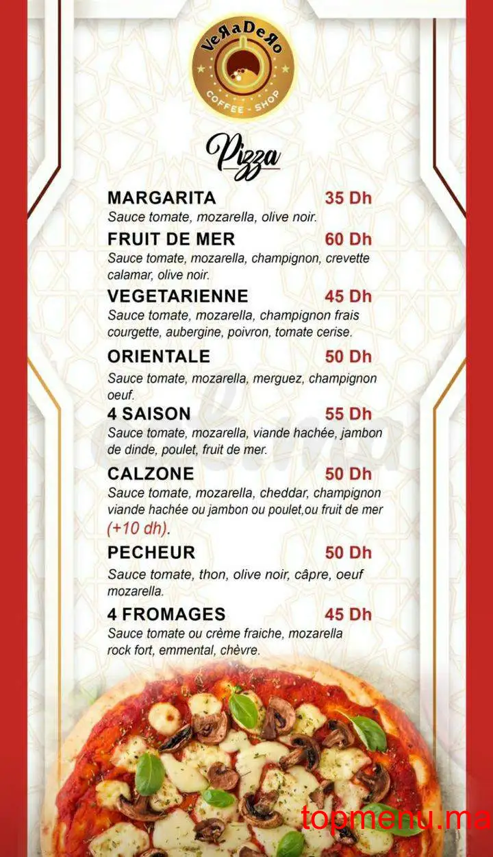 Veradero menu page 10