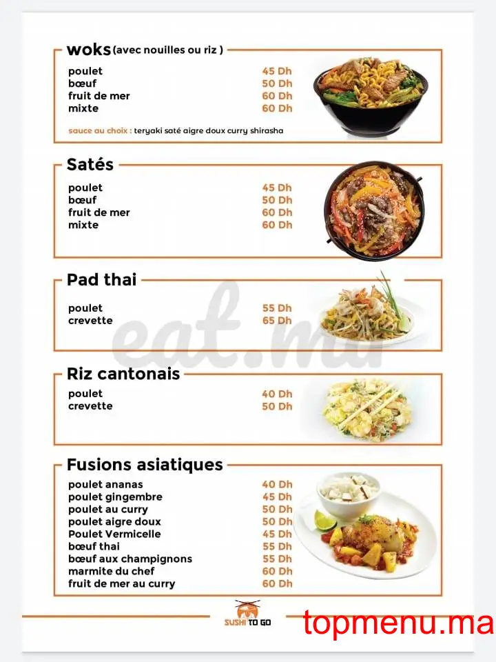 Sushi to go قائمة الطعام page 7