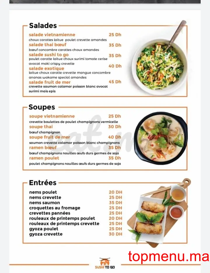 Sushi to go قائمة الطعام page 9