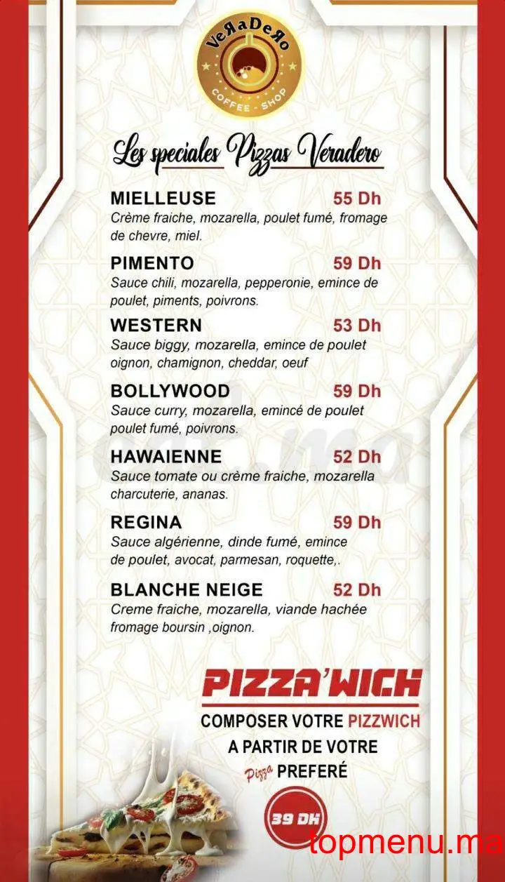 Veradero menu page 12