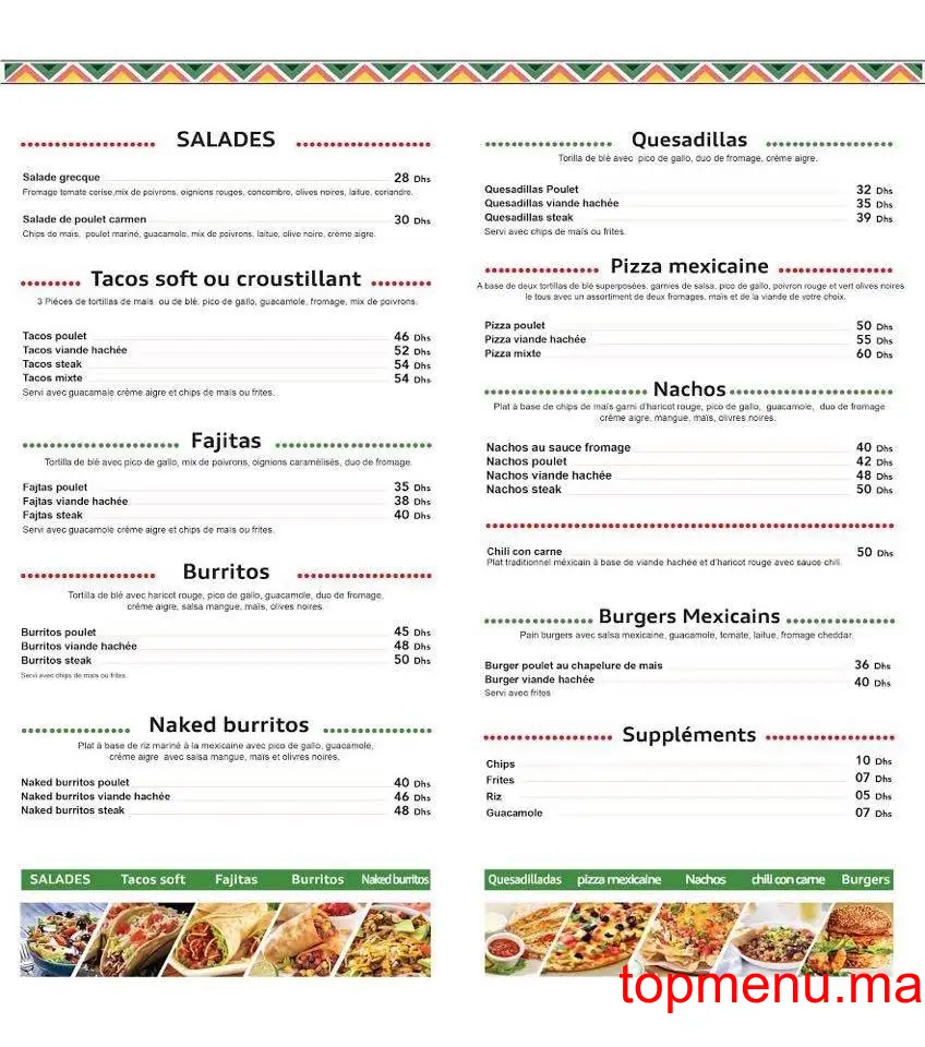 Taco tac menu page 2