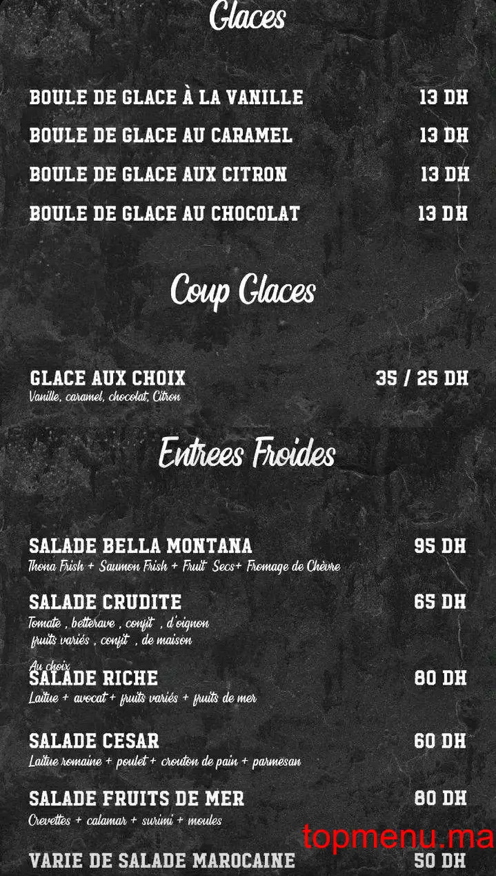 Bella montana menu page 7