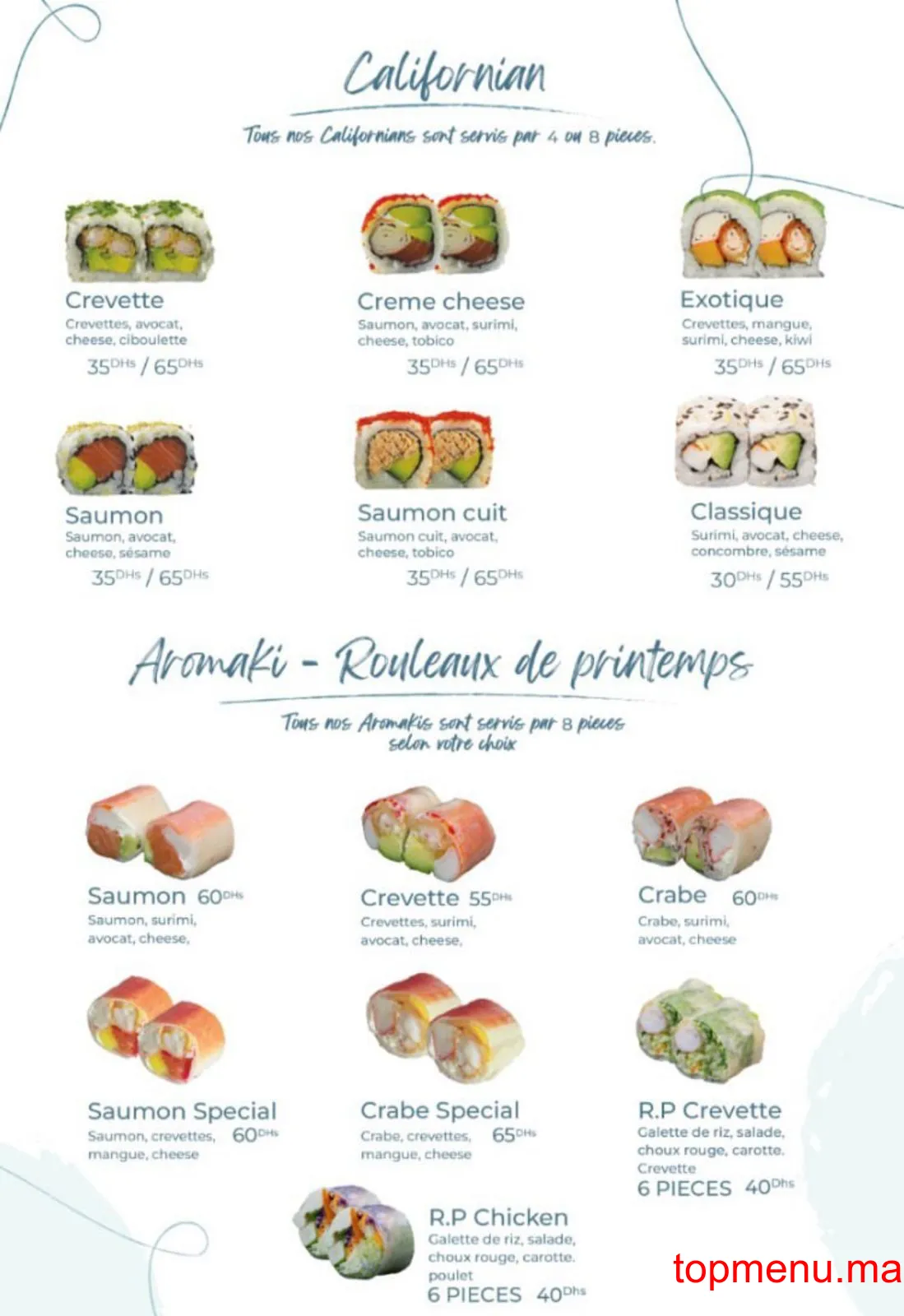 katana sushi menu page 6