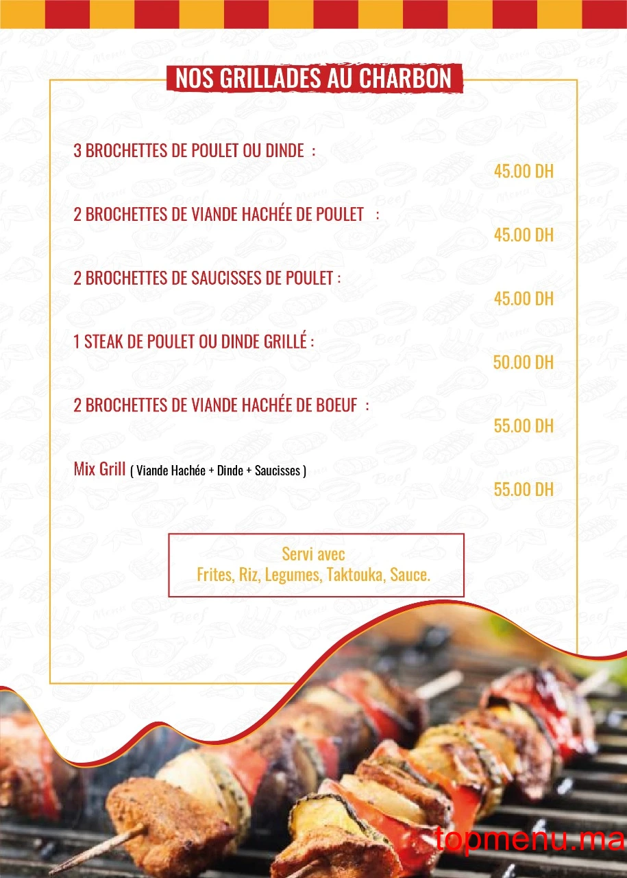 Gold Chicken menu page 9