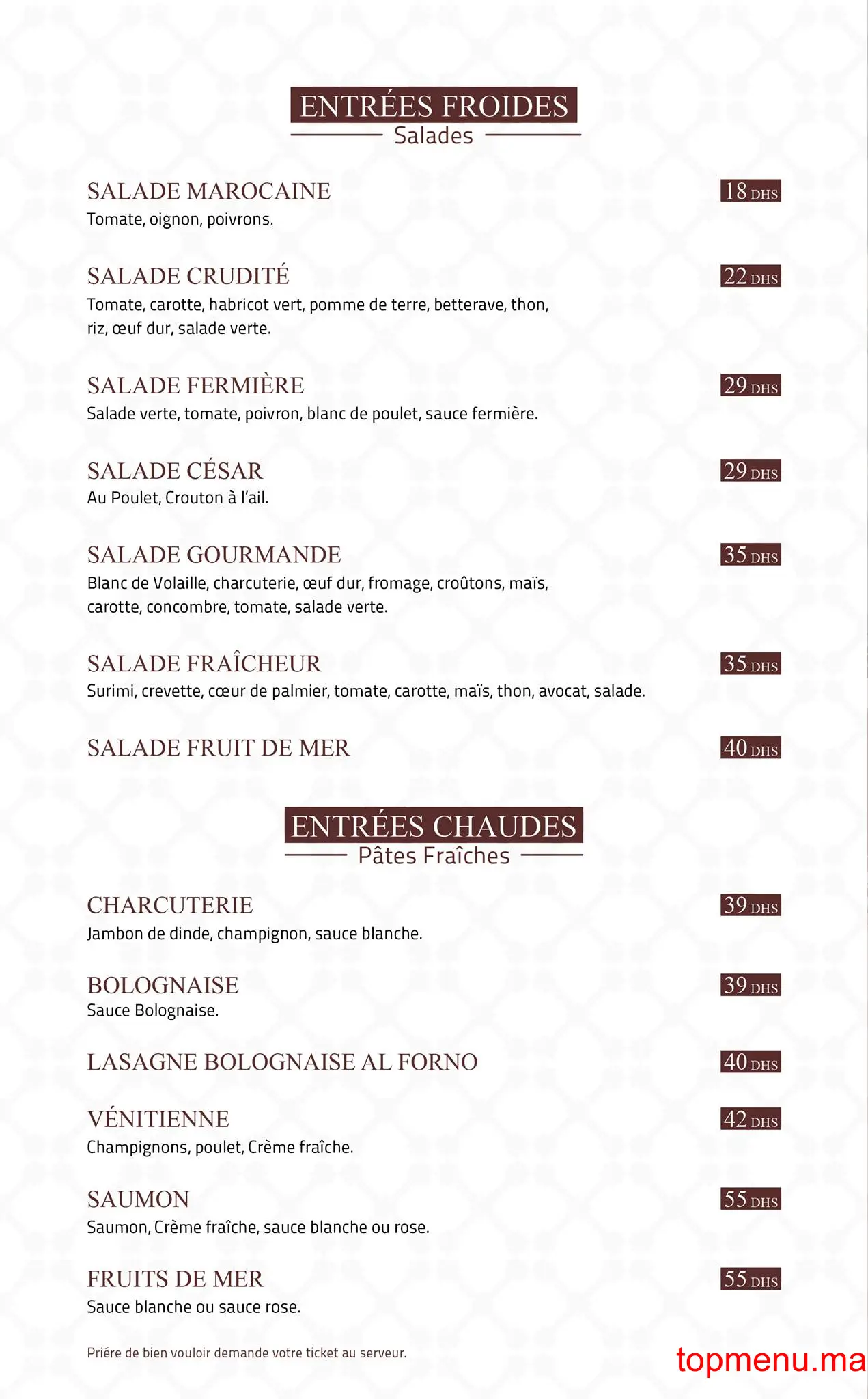 Opera menu page 5