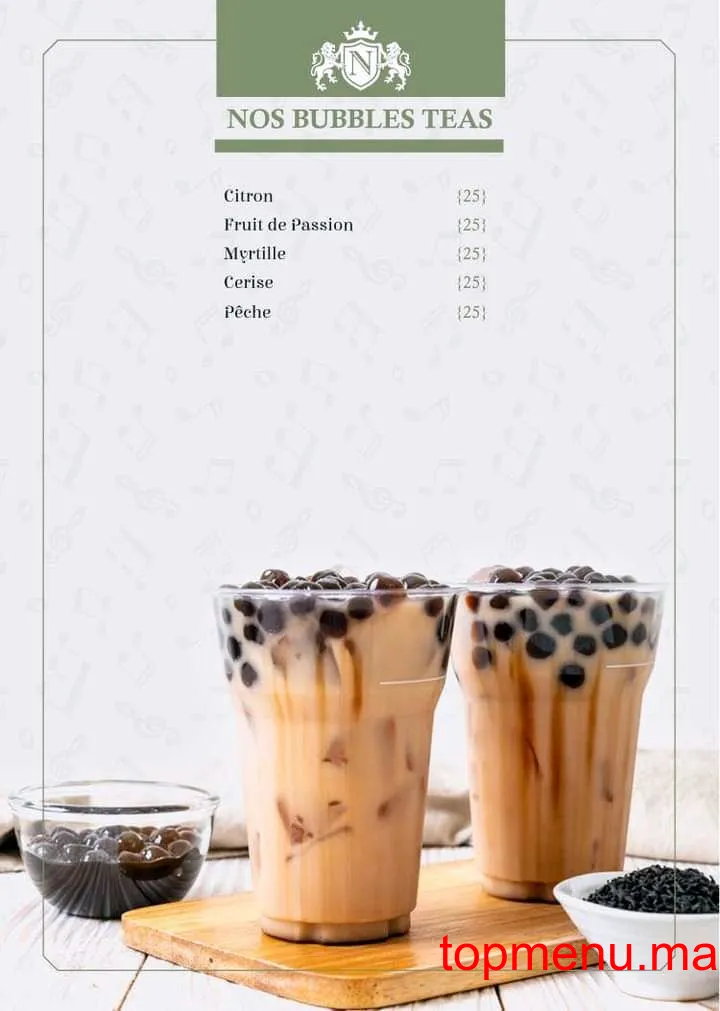 Café La Note menu page 6