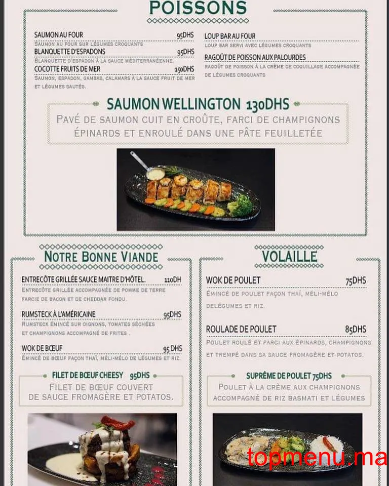 Hollywood Café menu page 6