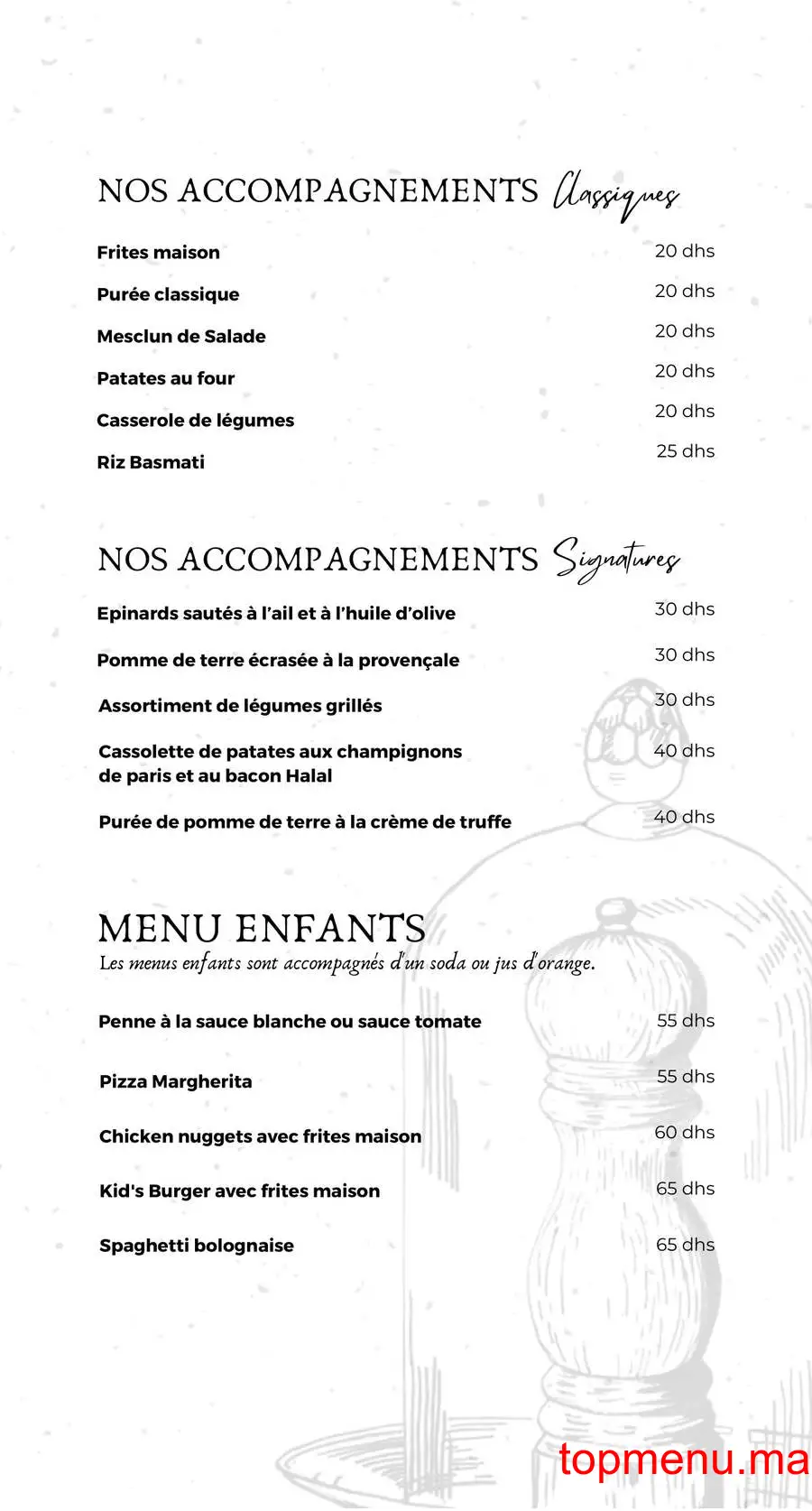 Black Pepper Cosy Kitchen menu page 5